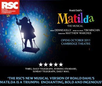 Matilda theatre breaks