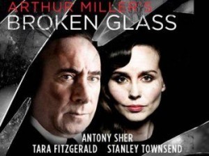 Broken Glass play poster for London run starring Tara Fitzgerald and Anthony Sher