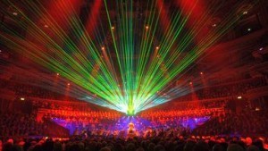 Lasers at Classical Spectacular at the Royal Albert Hall