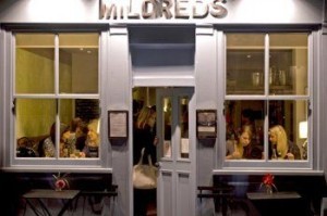 The Outside of Mildred's in Soho