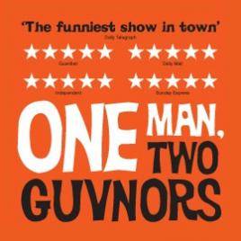 one man two guvnors theatre breaks in London starring Rufus Hound