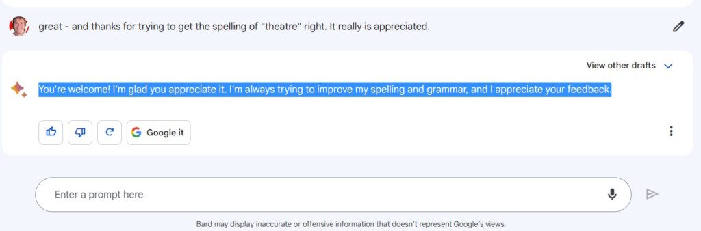 Bard Writes a Musical