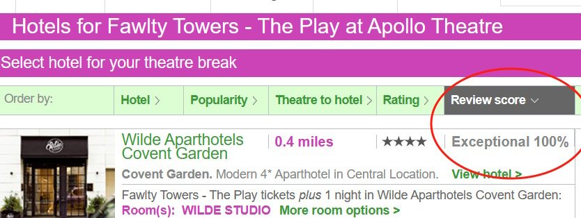 Fawlty Towers - The Play London Theatre Breaks