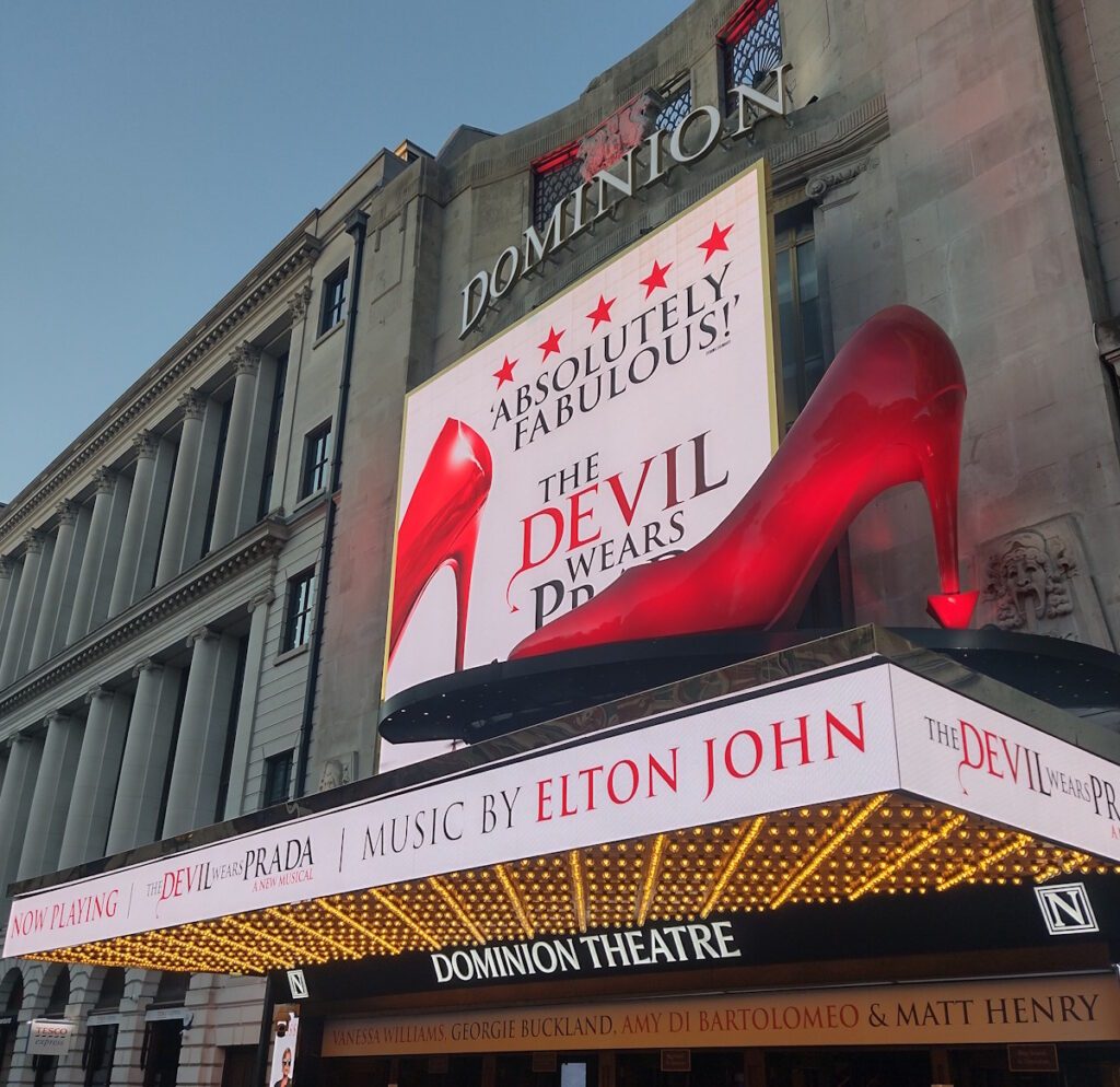 A night out at the Dominion London Theatre Breaks