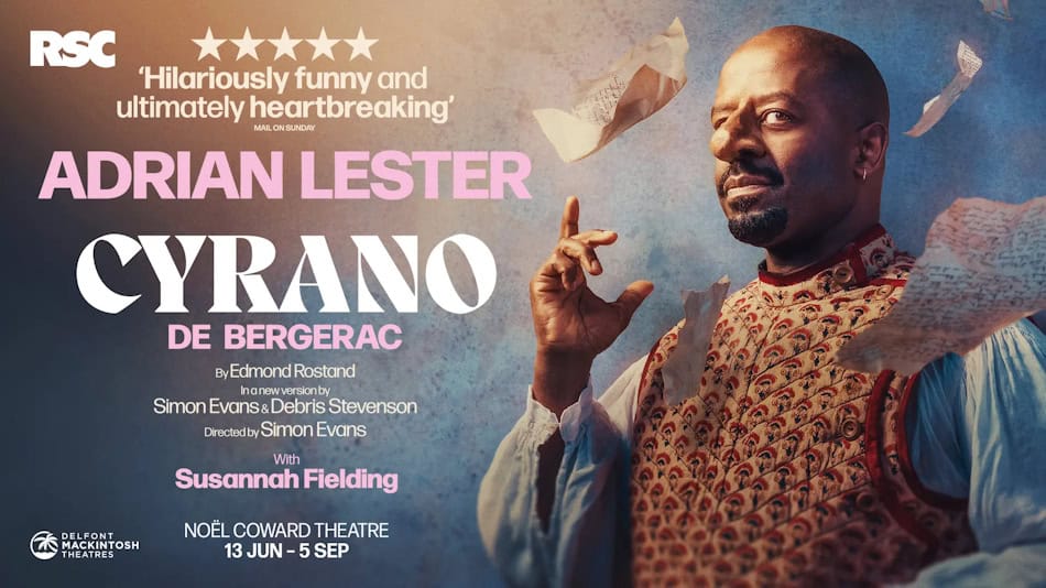 cyrano de bergerac theatre breaks starring Adrian Lester